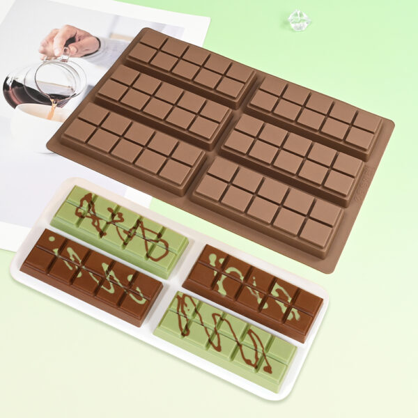 Tall Chocolate Bar Silicone Mold 50g