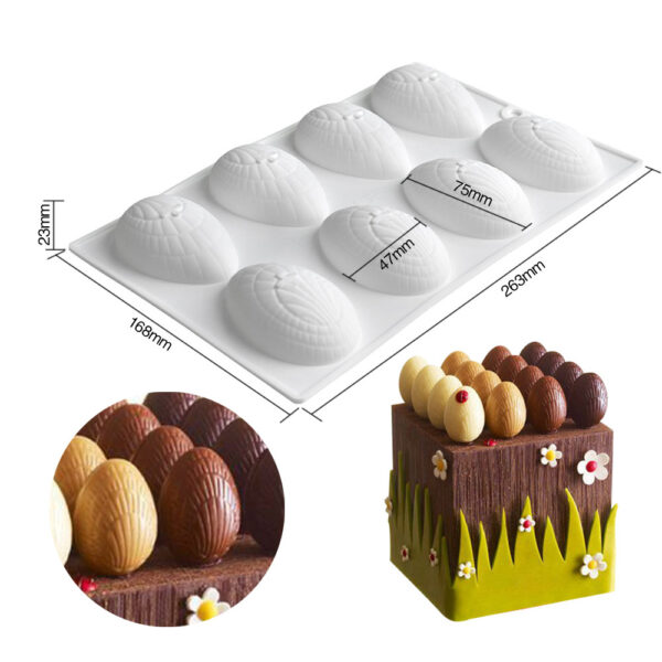 Easter Egg Chocolate Mold 7.5cm
