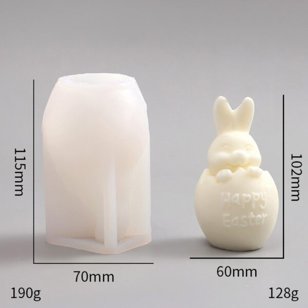 Happy Easter Silicone Mold 7cm